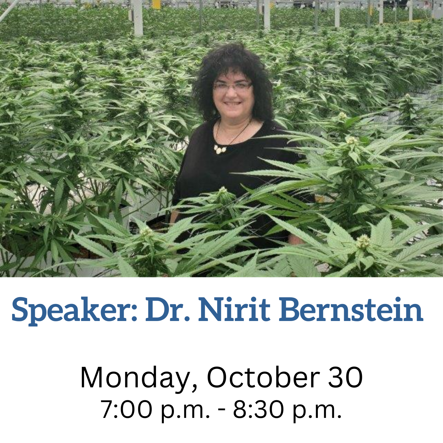 Speaker: Dr. Nirit Bernstein