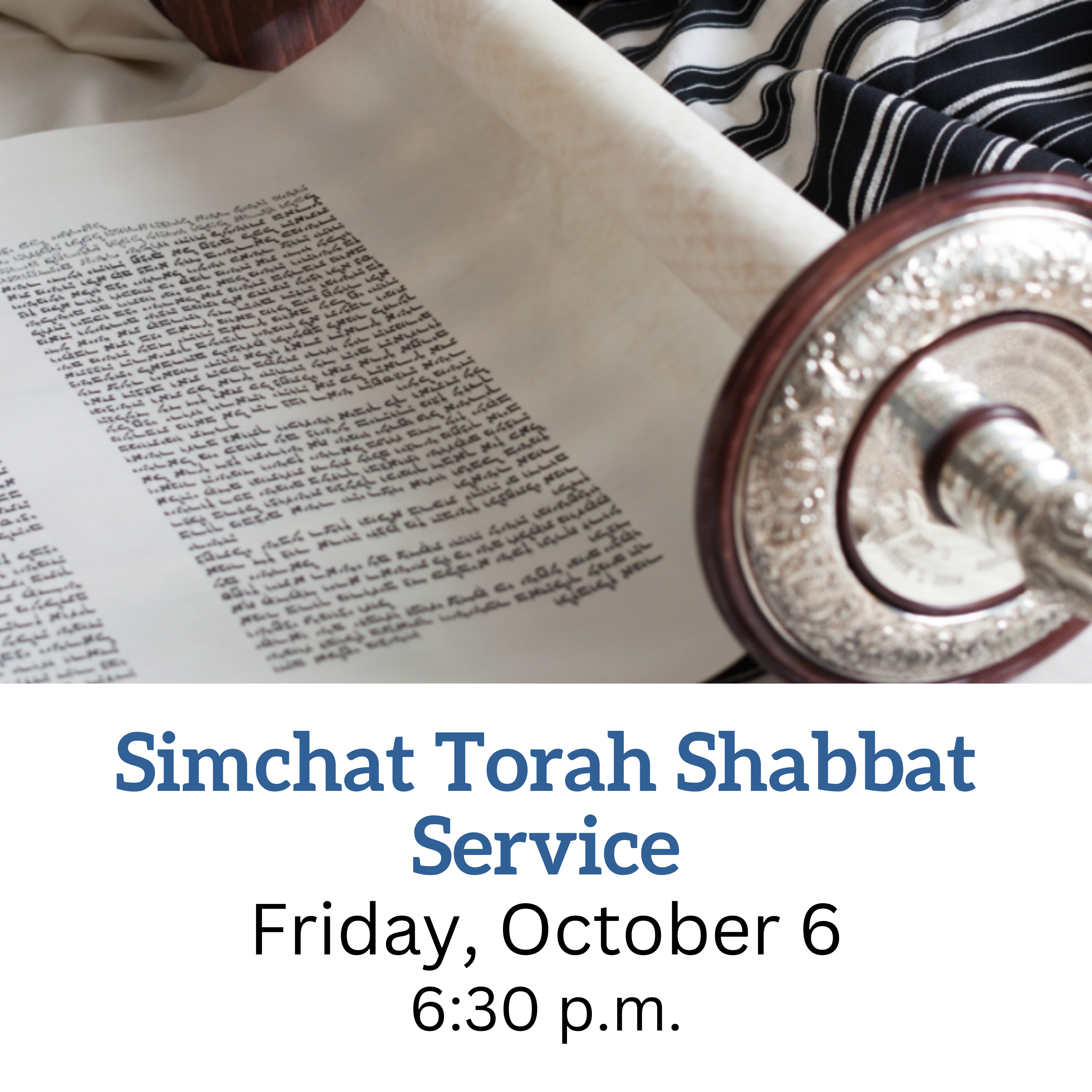 Simchat Torah Shabbat Service